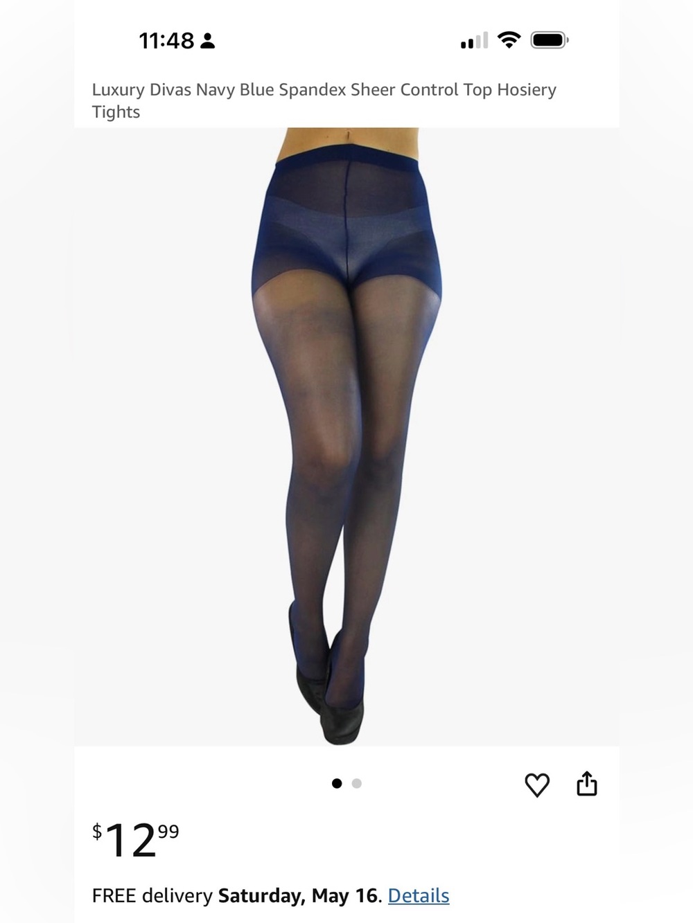 Sheer Delight Exquisite Hosiery Silk Sensation in navy blue. Size 3 Queen. 7pair